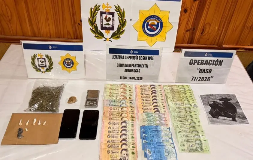 Allanamiento en Delta del Tigre permitió incautar drogas y detener a tres personas