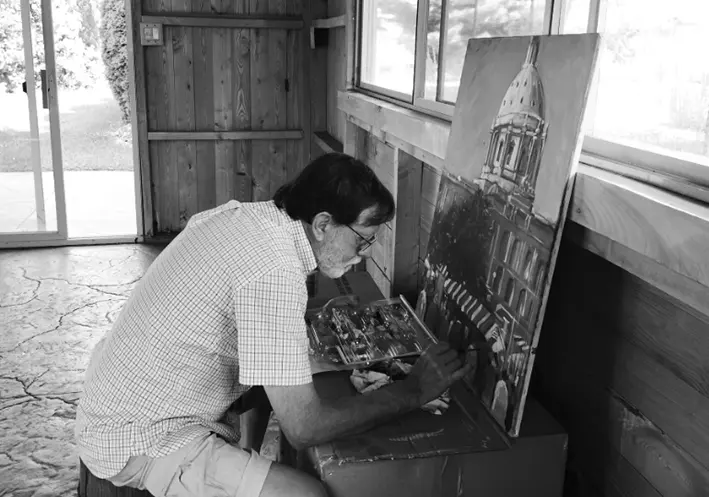 Caminante no hay camino, se hace camino al pintar: Nelson Leites expone en el Museo
