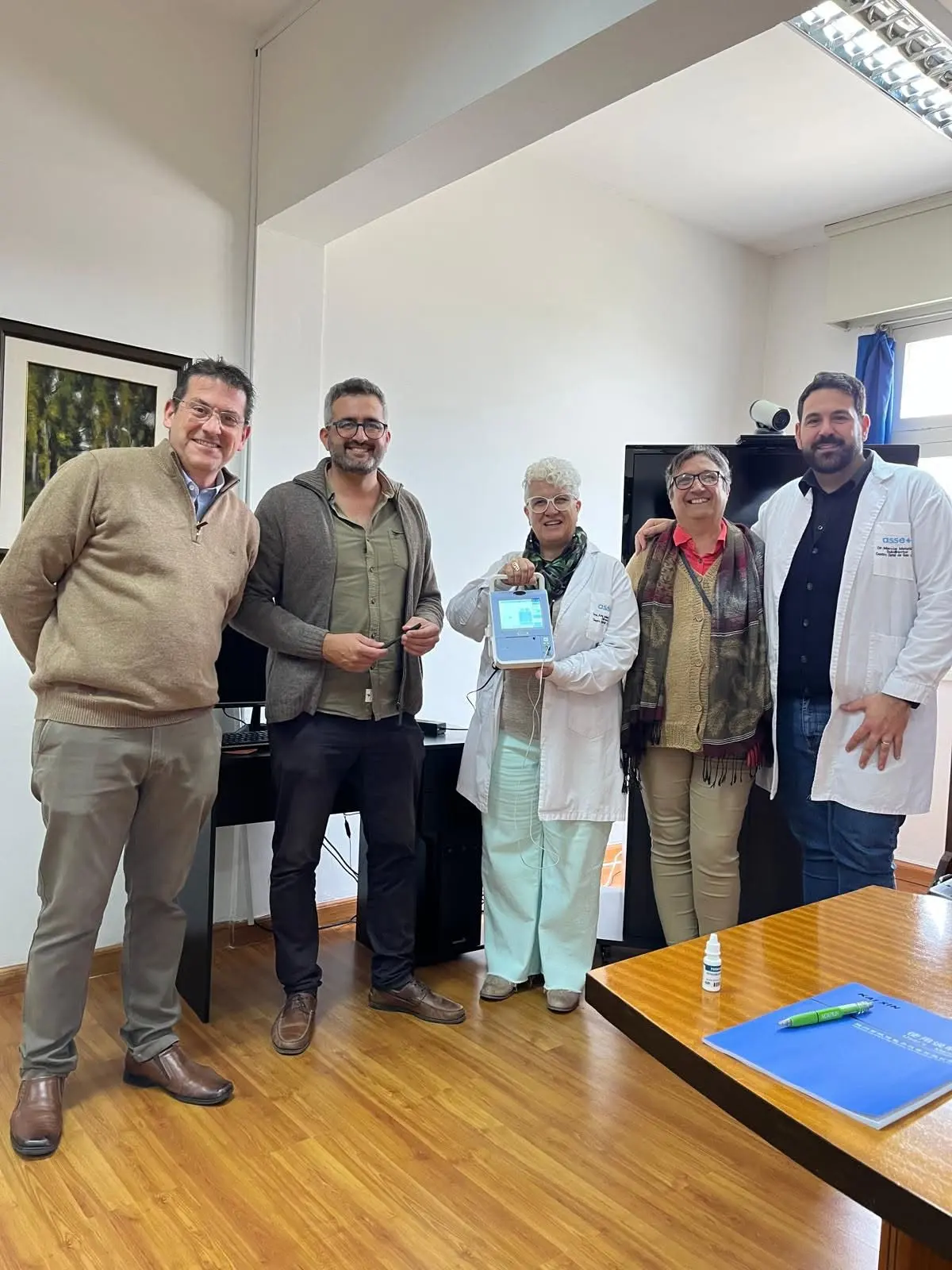 Comisión de Apoyo destinó casi $200.000 para la compra de un paquímetro para el Hospital